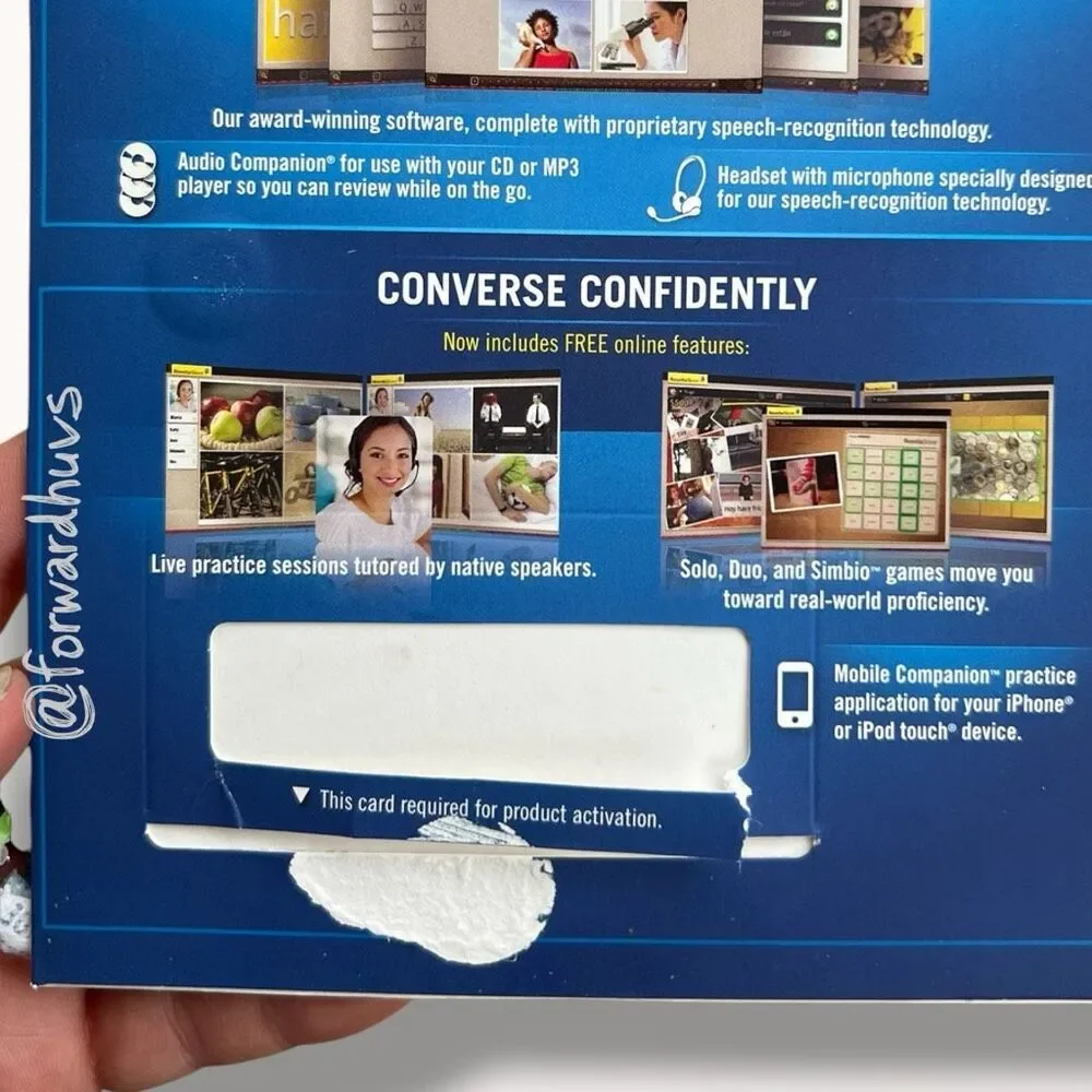 Rosetta Stone TOTALe Spanish Latin America Level 1 Version 4 Software